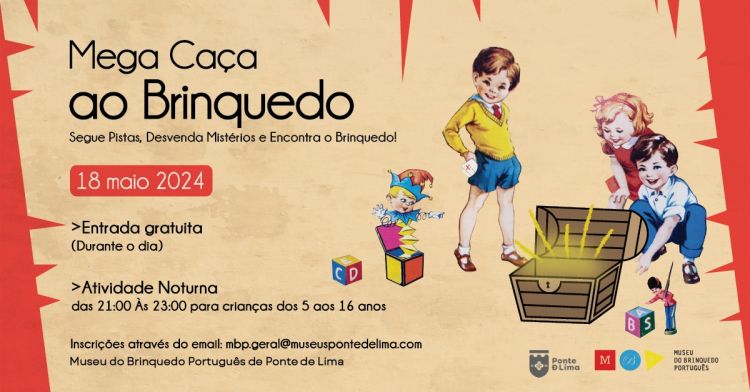 Uma noite no Museu – Mega Caça ao Brinquedo | Museu do Brinquedo Português