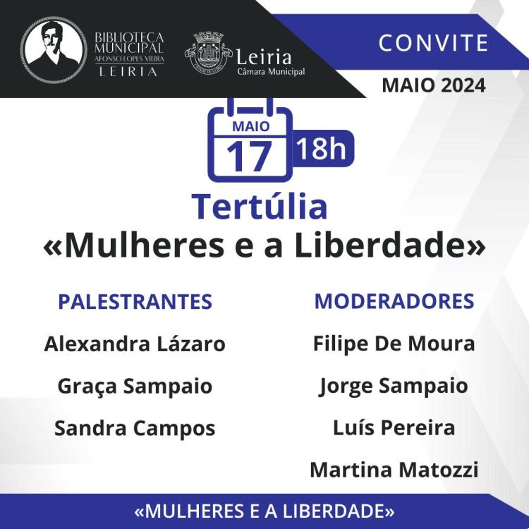 Tertúlia «Mulheres e a Liberdade»