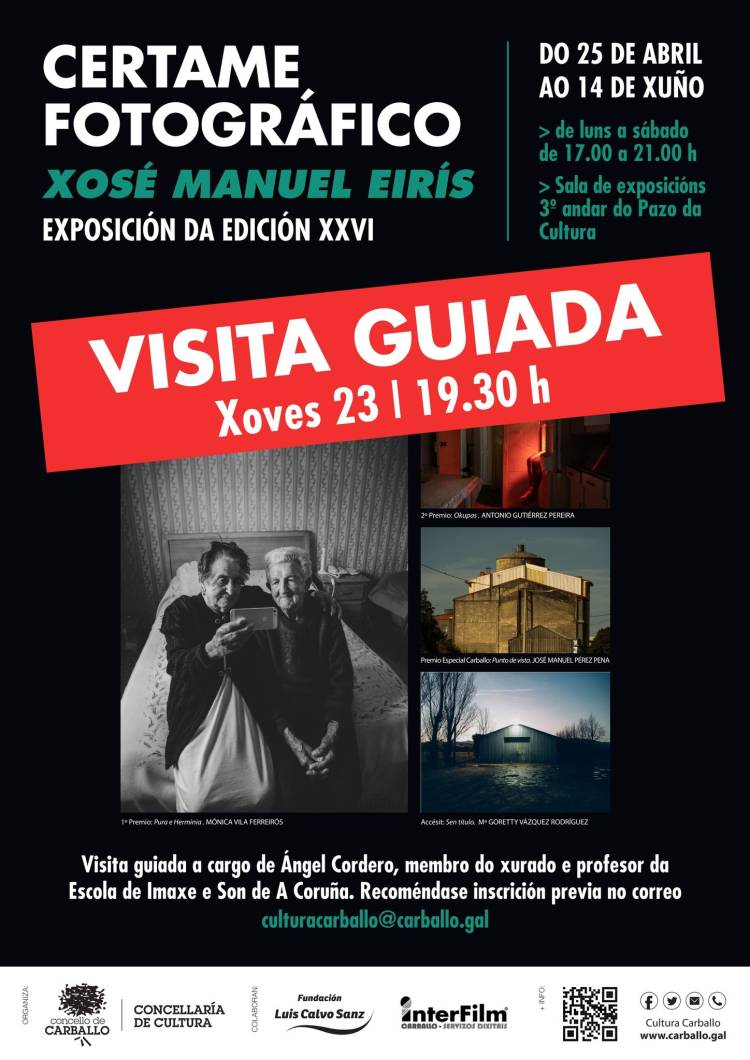 Visita guiada á exposición do Certame Fotográfico Xosé Manuel Eirís