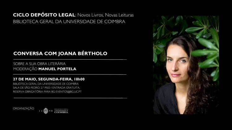 Joana Bértholo no ciclo »Depósito Legal»