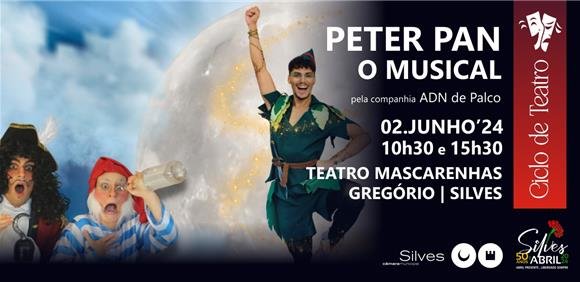 Peter Pan o Musical no Teatro Mascarenhas Gregório