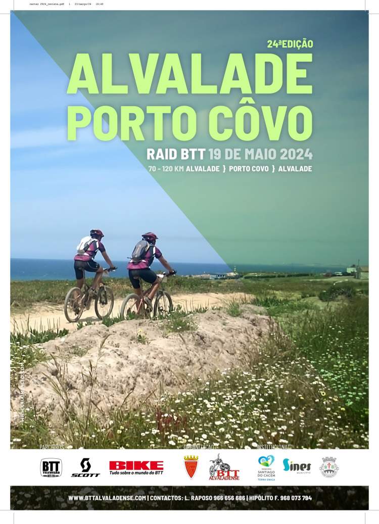 24.º Raid BTT Alvalade X Porto Covo