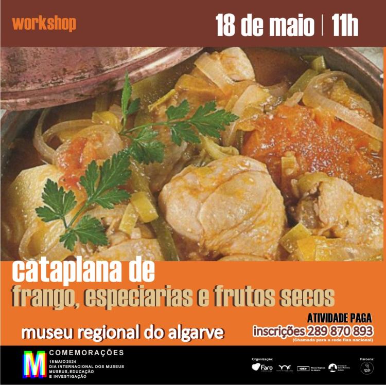 Workshop: Cataplana de frango, especiarias e frutos secos 
