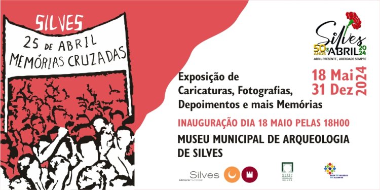 Exposição 'Abril: Memórias Cruzadas' no Museu Municipal de Arqueologia