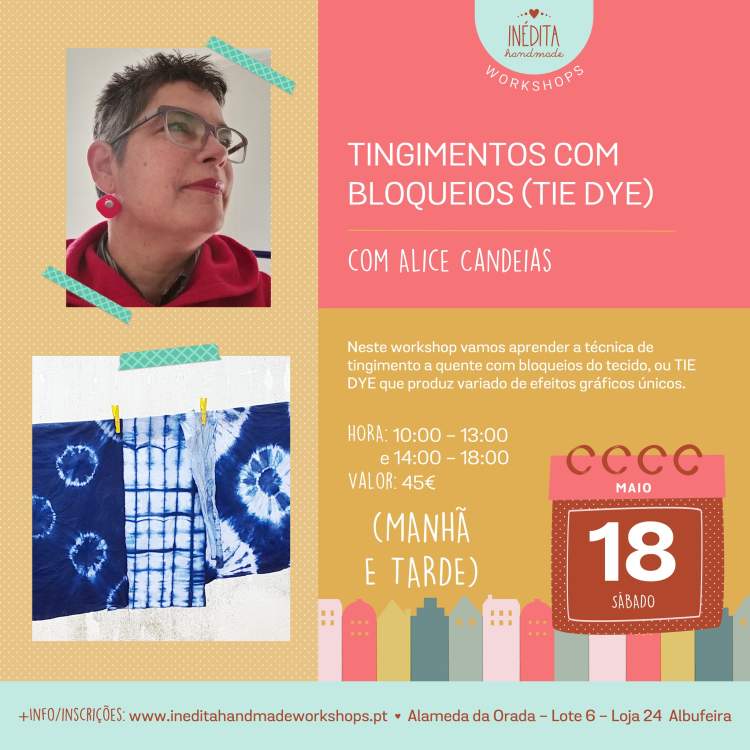 Workshop:  tingimentos com bloqueios – com Alice Candeias