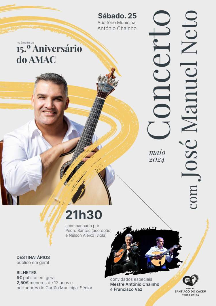 Concerto com José Manuel Neto