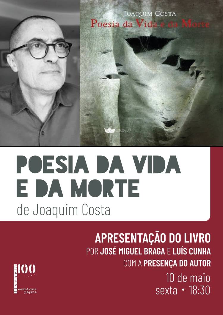 Apresentação do livro Livros de Poesia da Vida e da Morte Joaquim Costa | Companhia das Ilhas
