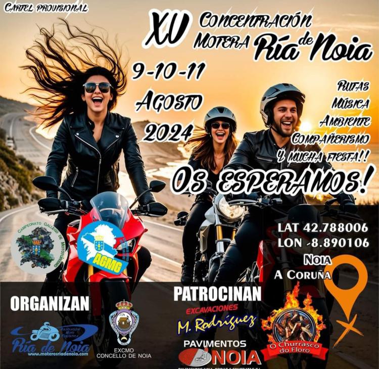 XV Concentración Motera Noia, A Coruña. Organiza Motoclub Ría de Noia