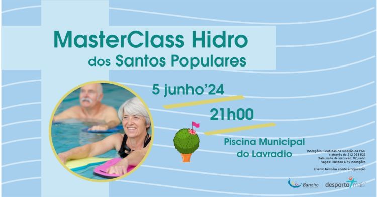 MasterClass Hidro dos Santos Populares | Circuito de Natação do Barreiro
