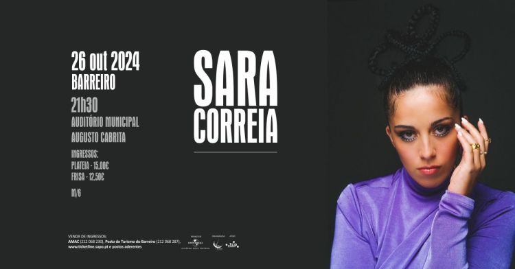 Sara Correia | TOUR LIBERDADE