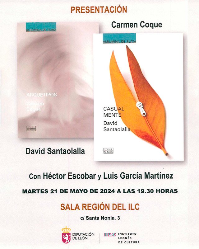 «Arquetipos» de Carmen Coque y «Casual Mente» de David Santaolalla. Presentación en el ILC