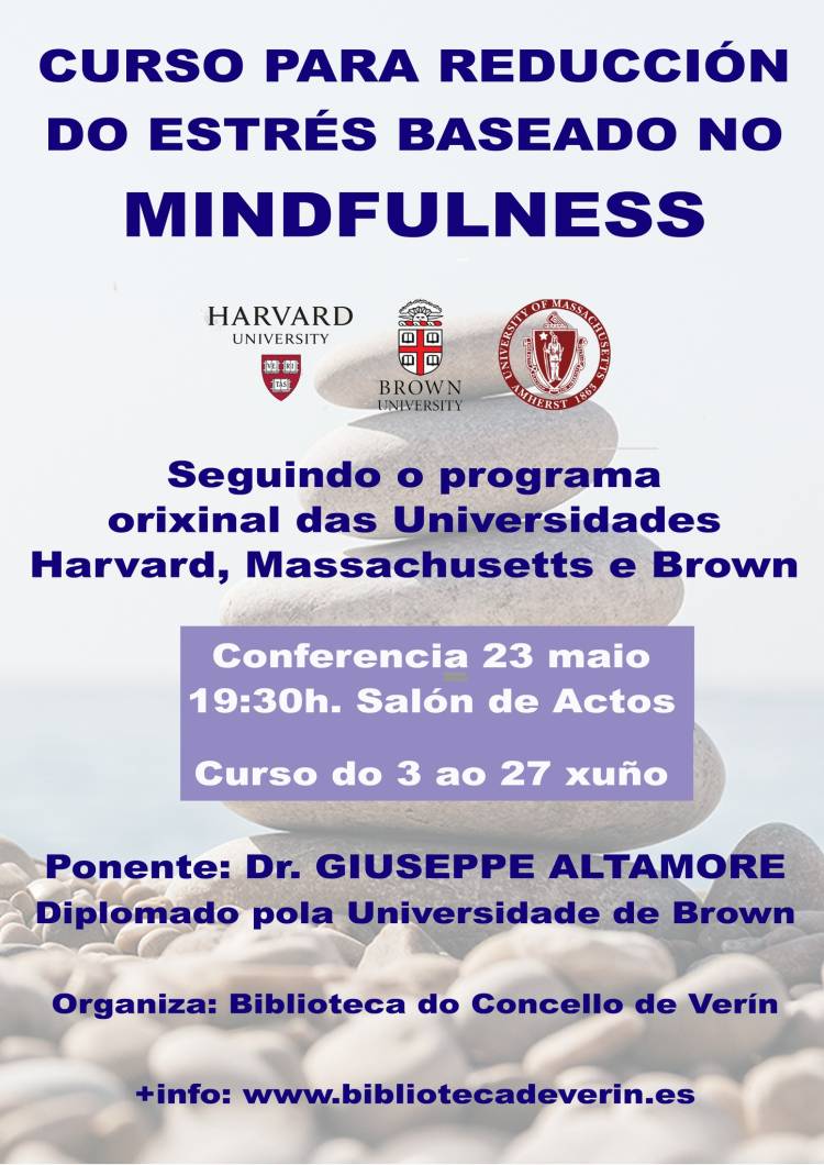 Conferencia: Reducción do Estrés baseado no Mindfulness, polo Dr. GIUSEPPE ALTAMORE