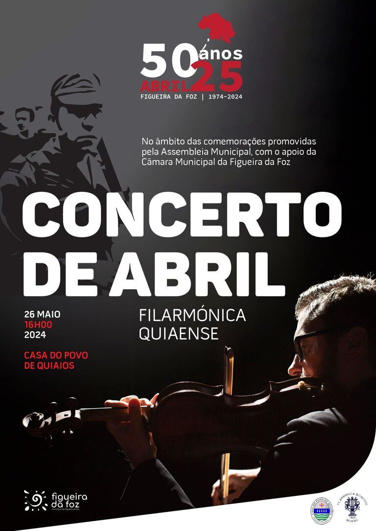 Concerto de Abril, pela Filarmónica Quiaense