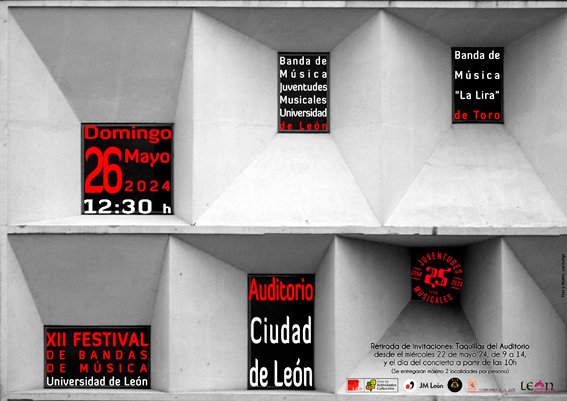 XII festival de bandas de música Universidad de León. Auditorio ciudad de León