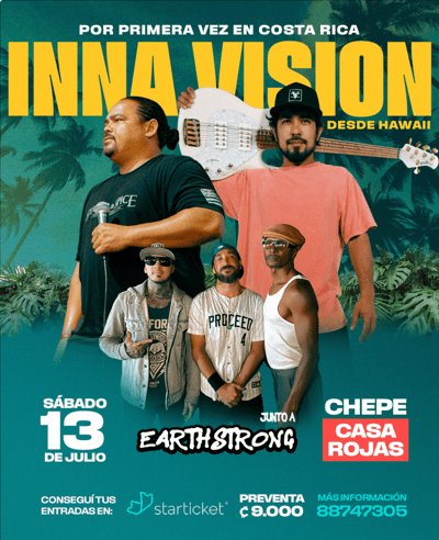 ¡Inna Vision por primera vez en Costa Rica!