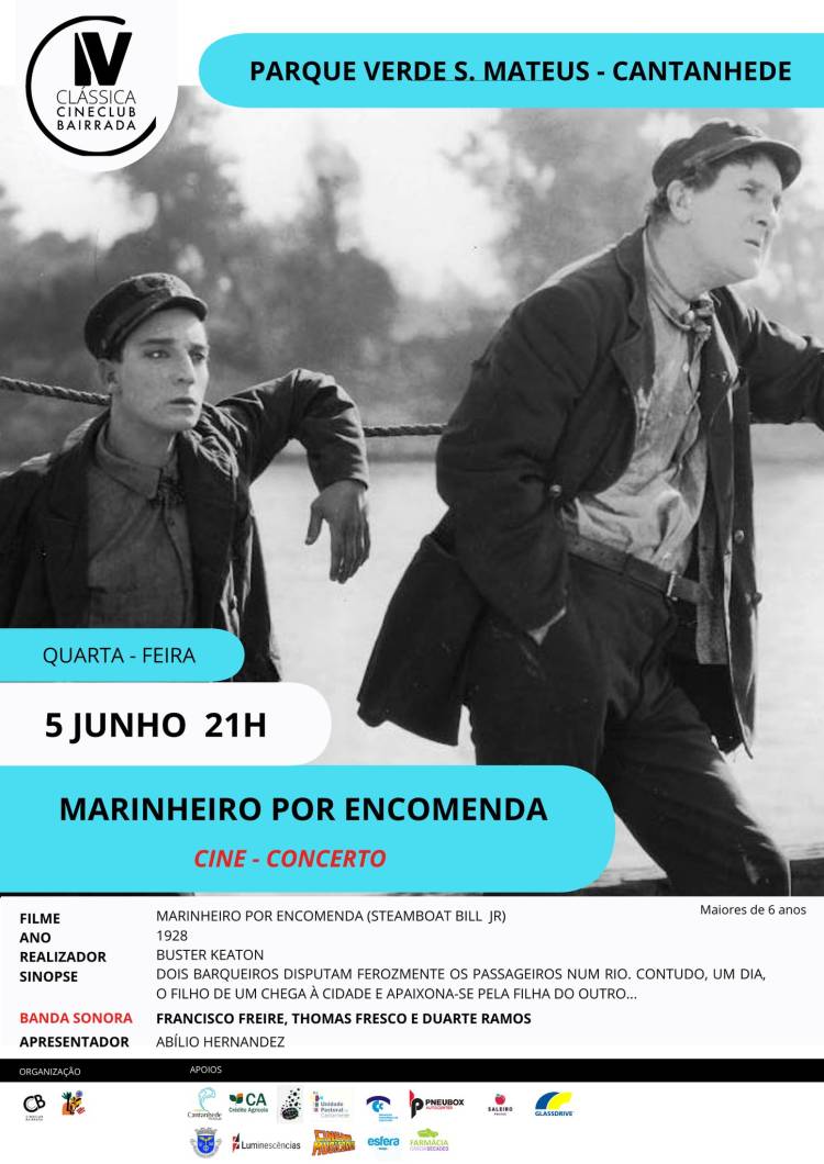 Cine-Concerto: 'Marinheiro por Encomenda' de Buster Keaton