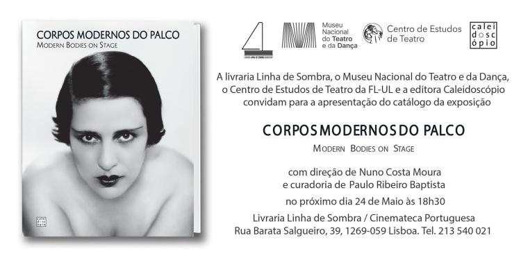 Lançamento do catálogo da exposição 'Corpos Modernos do Palco'