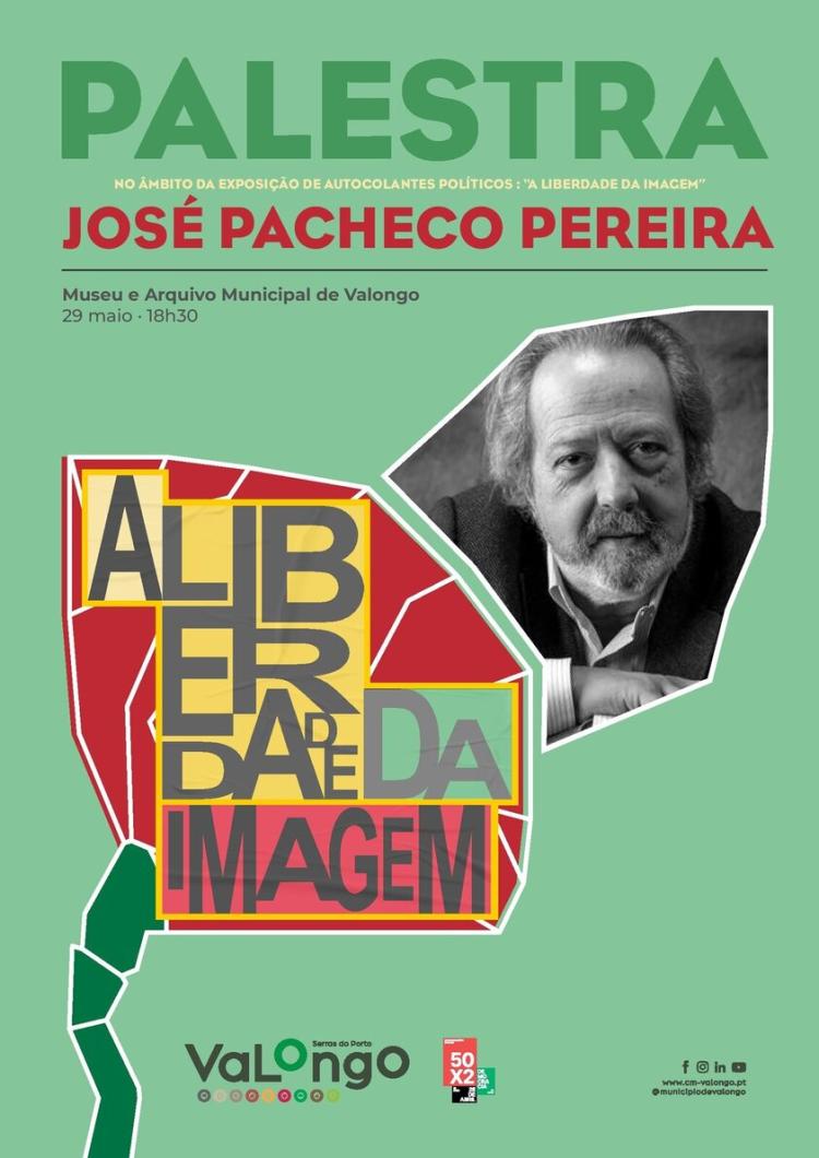 Pacheco Pereira em palestra sobre 'A Liberdade da Imagem'