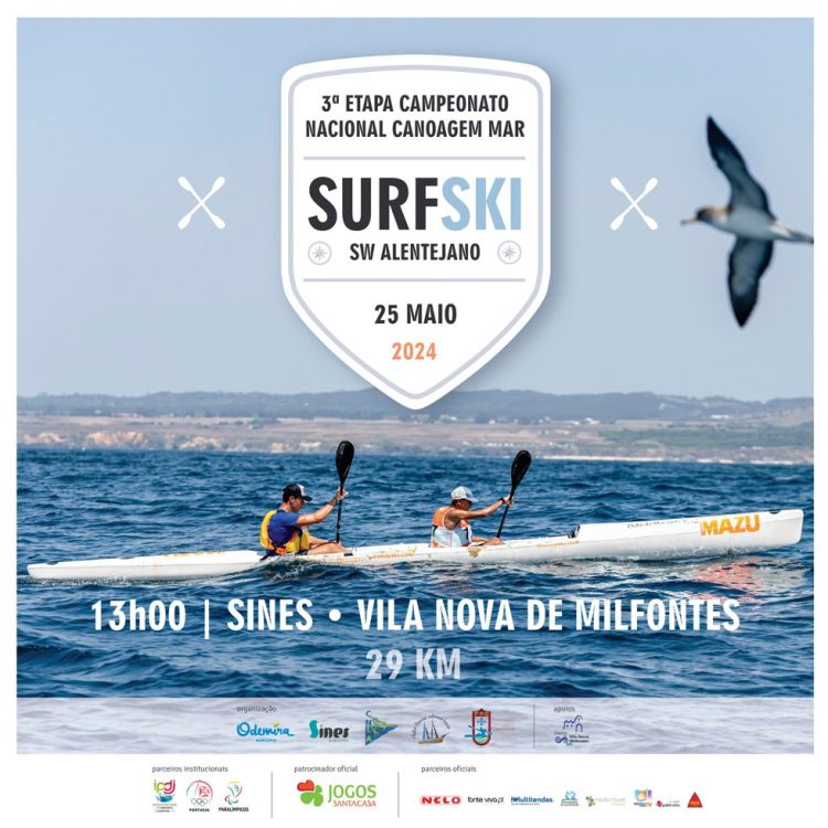Campeonato Nacional de Canoagem de Mar SURFSKI - SW Alentejano