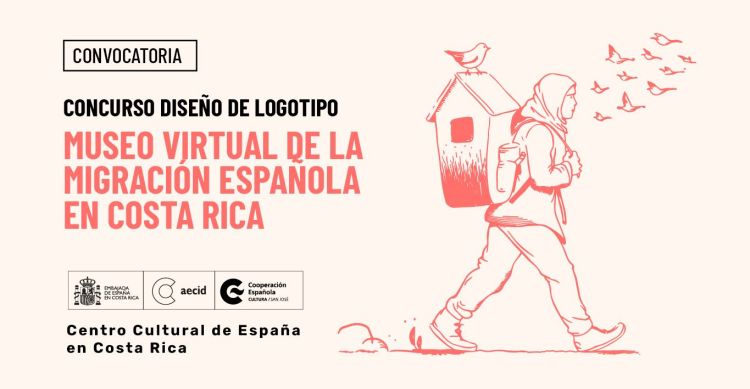 Concurso diseño de logotipo para el Museo Virtual de la Migración Española en Costa Rica.