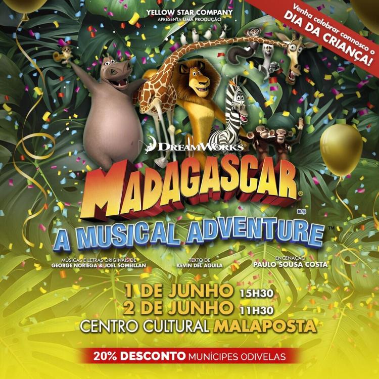 MADAGÁSCAR – UMA AVENTURA MUSICAL | Teatro