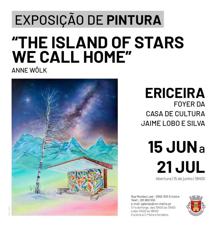 Exposição de Pintura 'The island of stars we call home', da Anne Wölk