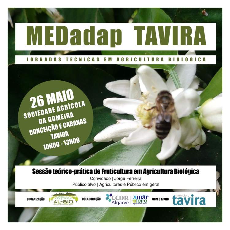 MEDAdap Tavira – Jornadas Técnicas em Agricultura Biológica.