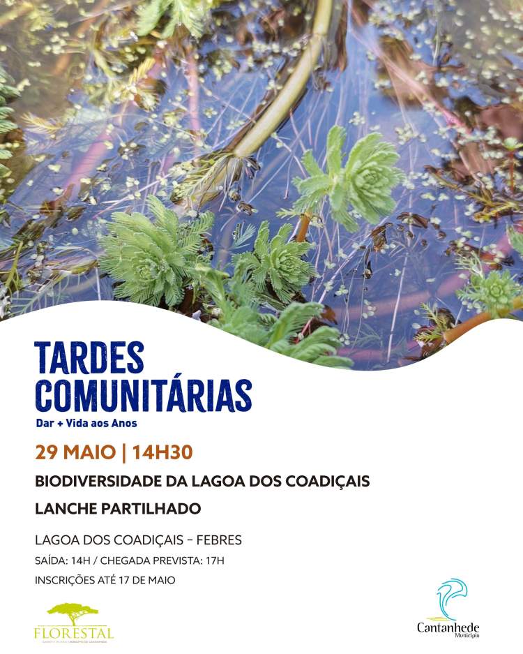 Tardes Comunitárias: Biodiversidade da Lagoa dos Coadiçais