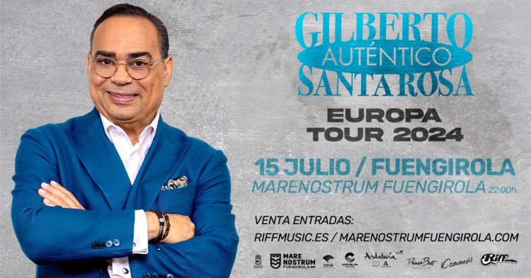 Gilberto Santa Rosa - 15 julio, Fuengirola