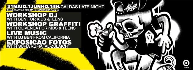 Graffiti Workshop and 90's Hip Hip Party @ Caldas Late Night