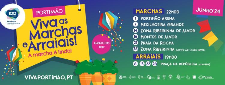 Viva as Marchas e Arraiais em Portimão!