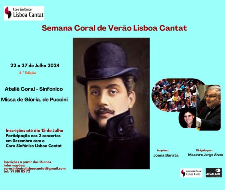 Semana Coral de Verão - Ateliê Coral-Sinfónico - Missa de Glória, de Puccini