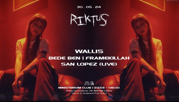 Riktus with Wallis, San Lopez (live), Bede Ben and Framekillah