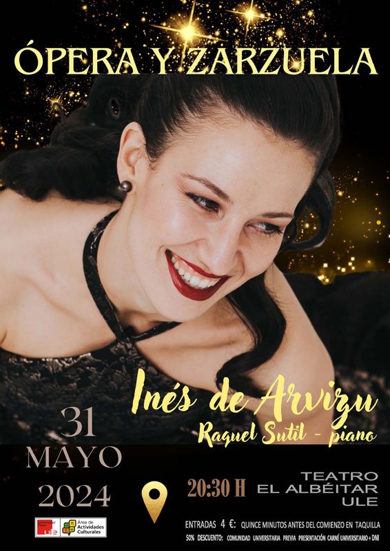 “ÓPERA Y ZARZUELA” Inés de Arvizu (voz) y Raquel Sutil (piano). El Albéitar