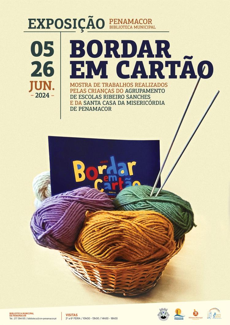 Exposição 'Bordar em Cartão'