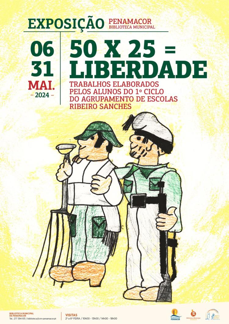 Exposição “50x25 = Liberdade”