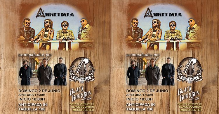 Arritmia + Yarei García Trío en el Black Bourbon