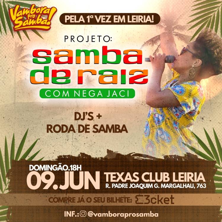 SAMBA DE RAIZ | Texas leiria