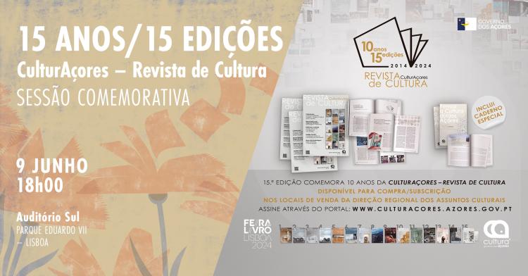 '10 anos/15 edições da CulturAçores  Revista de Cultura na Feira do Livro de Lisboa