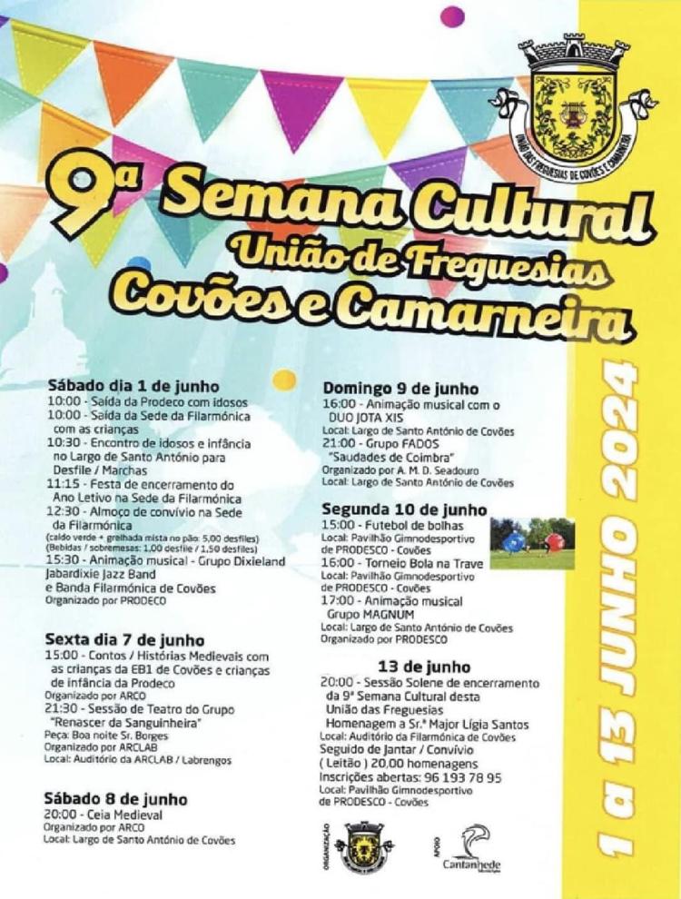 9ª Semana Cultural da União das Freguesias de Covões e Camarneira