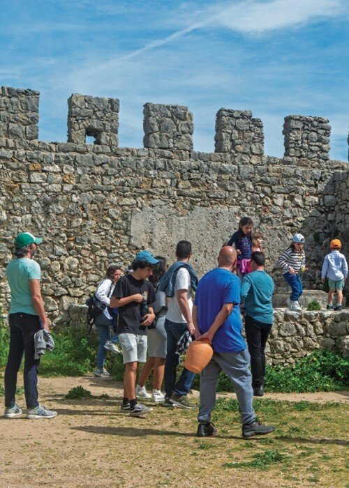 Visita acompanhada ao castelo de Sesimbra