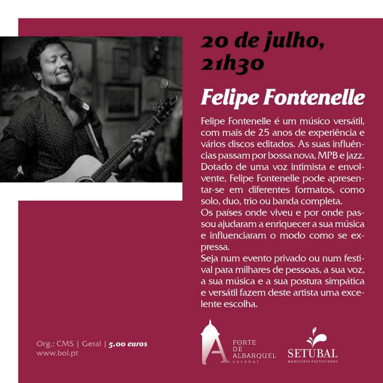 Concerto de Felipe Fontenelle | Programação Cultural do Forte de Albarquel 2024