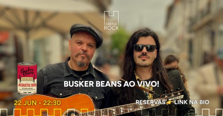 Busker Beans ao vivo!