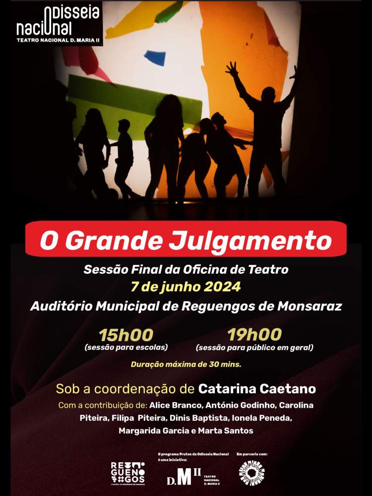 “O Grande Julgamento” | Sessão Final da Oficina de Teatro Odisseia Nacional em Reguengos de Monsaraz