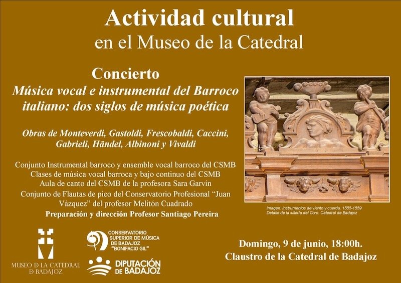 Concierto en la Catedral. Música vocal e instrumental del Barroco italiano: dos siglos de música poética