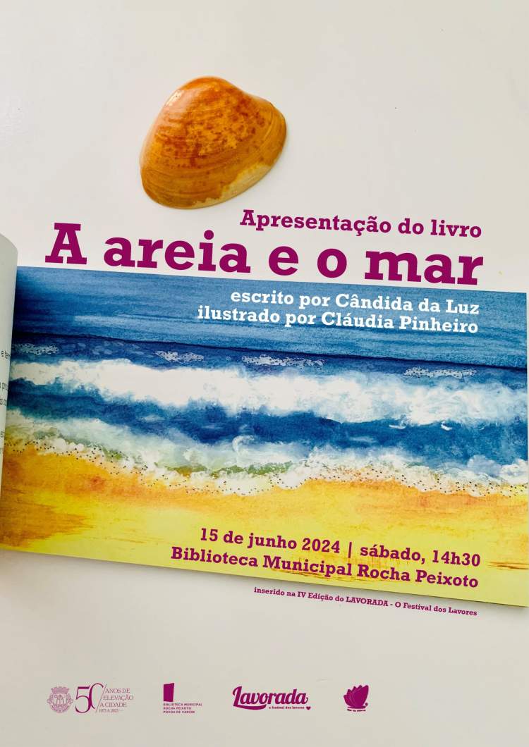 Apresentação do livro 'A areia e o mar'