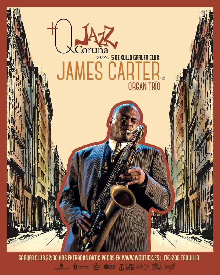 James Carter Organ Trío ( +QjazzCoruña2024 - X Edición)