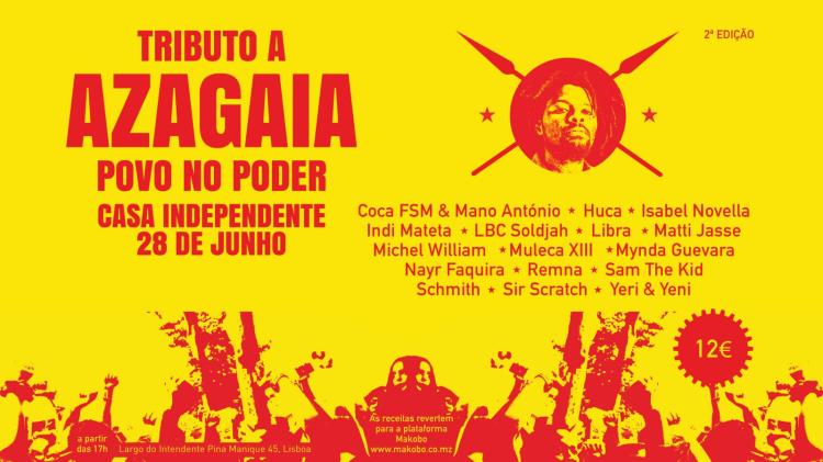 Tributo a Azagaia Povo no Poder na Casa Independente