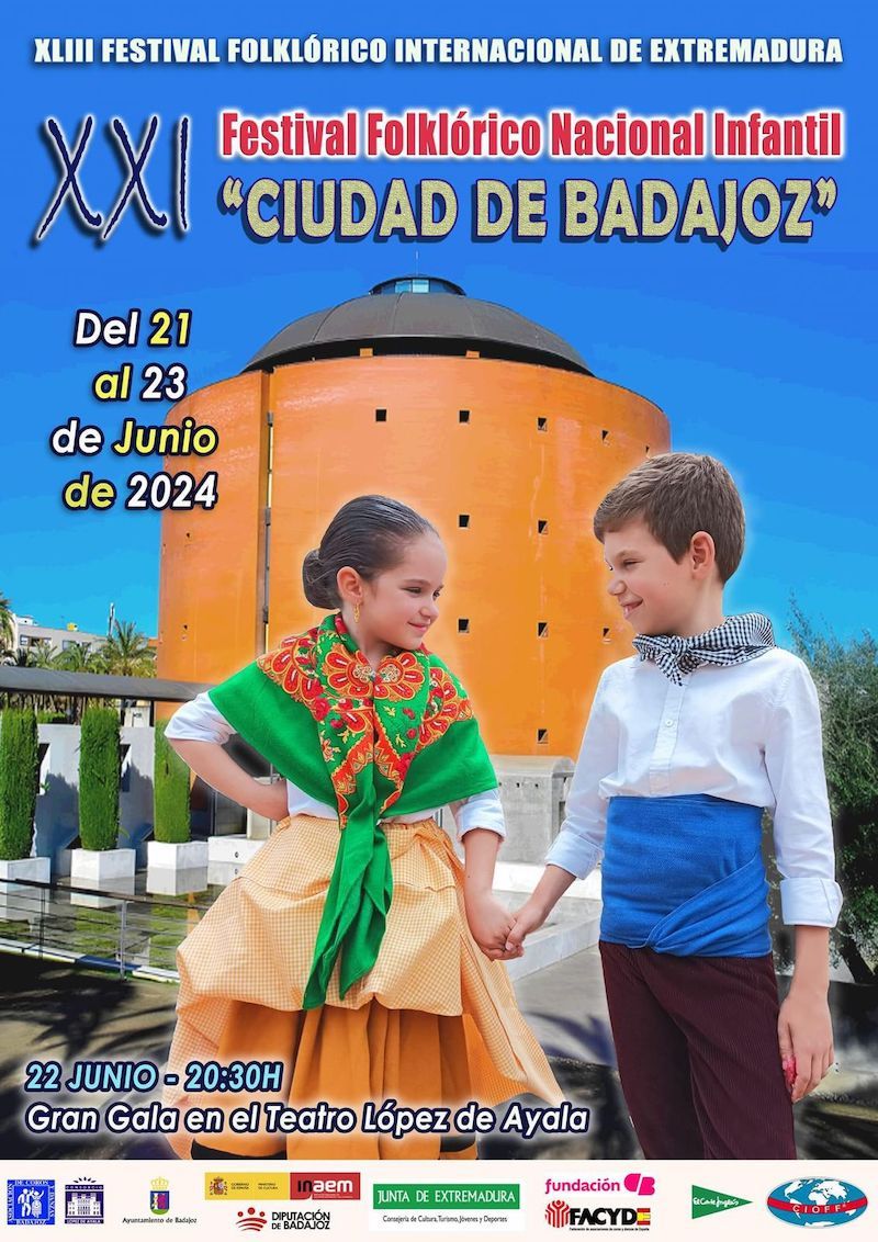 XXI Festival Folclórico Nacional Infantil. Ciudad de Badajoz