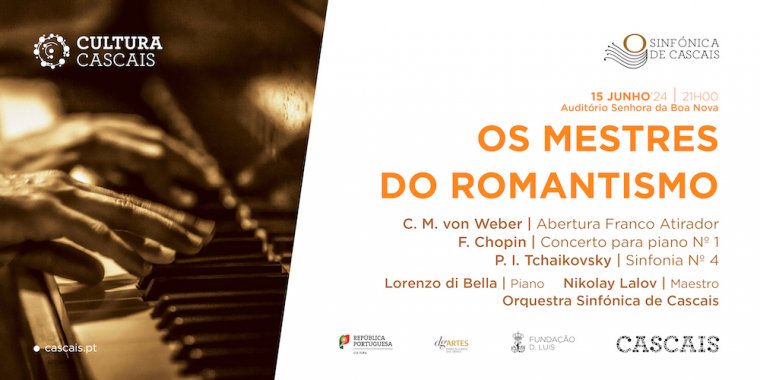 'Os Mestres do Romantismo', concerto pela Sinfónica de Cascais